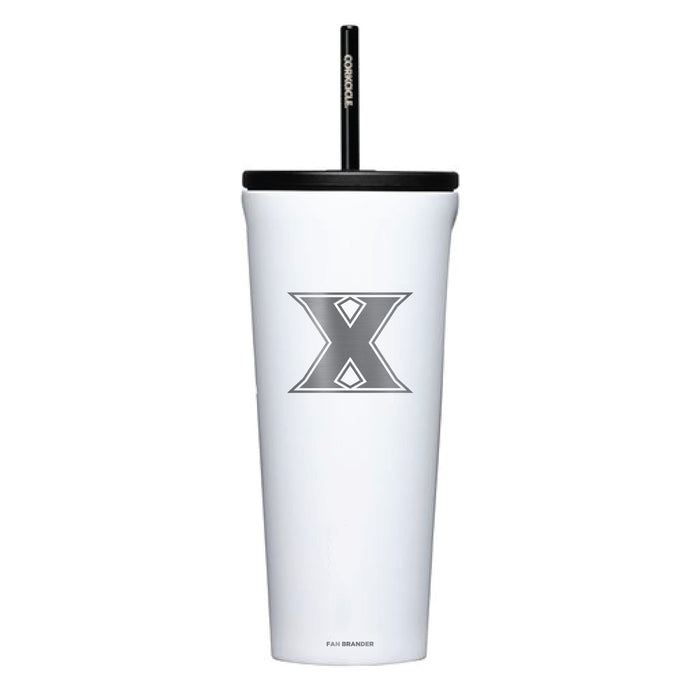 Corkcicle Cold Cup Triple Insulated Tumbler with Xavier Musketeers Primary Logo