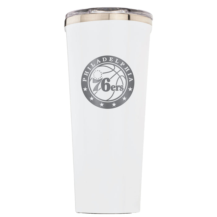 Triple Insulated Corkcicle Tumbler with Philadelphia 76ers Primary Logo