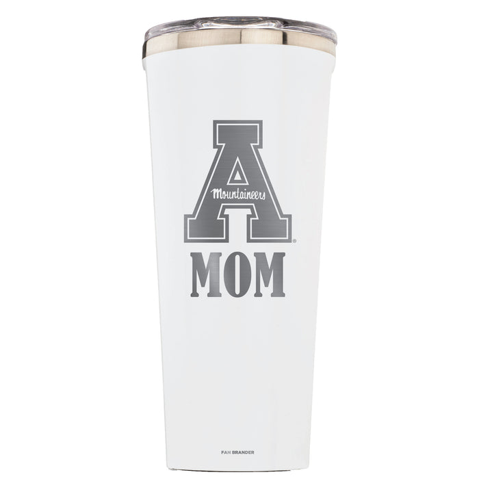 Triple Insulated Corkcicle Tumbler with Appalachian State Mountaineers Mom Primary Logo