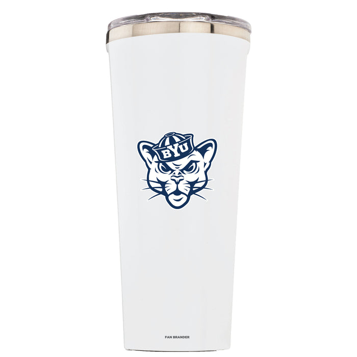 Triple Insulated Corkcicle Tumbler with Brigham Young Cougars Secondary Logo