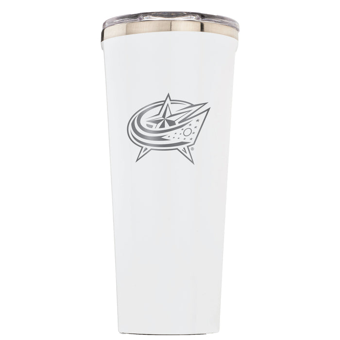 Triple Insulated Corkcicle Tumbler with Columbus Blue Jackets Primary Logo