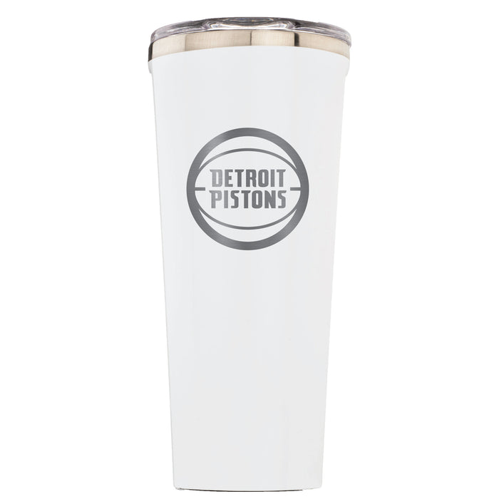 Triple Insulated Corkcicle Tumbler with Detroit Pistons Primary Logo