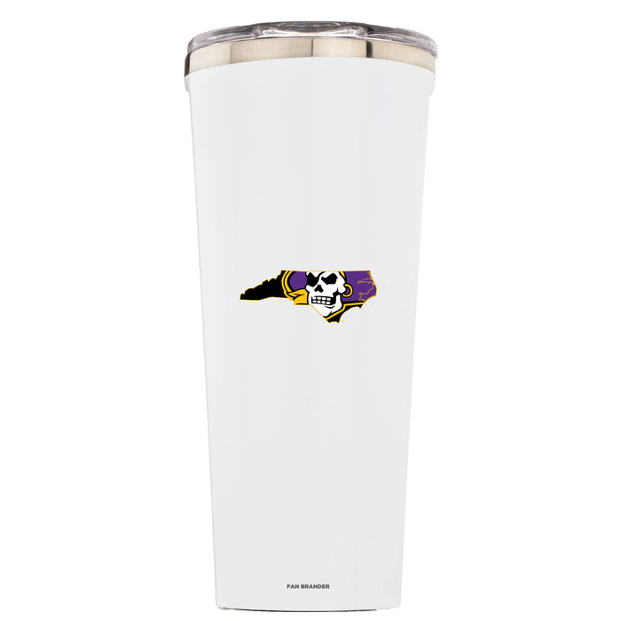 Triple Insulated Corkcicle Tumbler with East Carolina Pirates Secondary Logo