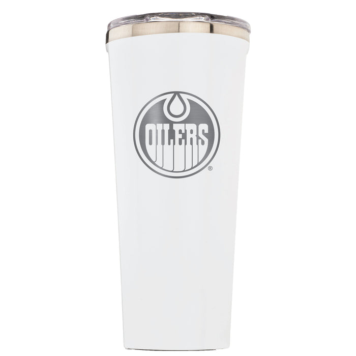 Triple Insulated Corkcicle Tumbler with Edmonton Oilers Primary Logo