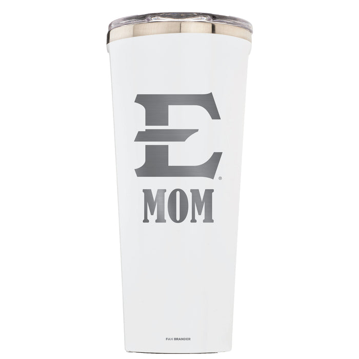 Triple Insulated Corkcicle Tumbler with Eastern Tennessee State Buccaneers Mom Primary Logo