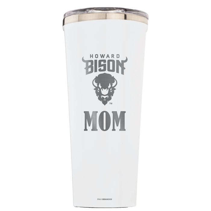 Triple Insulated Corkcicle Tumbler with Howard Bison Mom Primary Logo