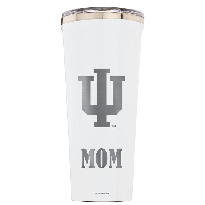 Triple Insulated Corkcicle Tumbler with Indiana Hoosiers Mom Primary Logo