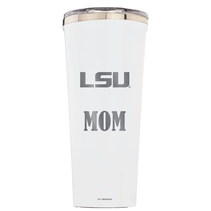 Triple Insulated Corkcicle Tumbler with LSU Tigers Mom Primary Logo