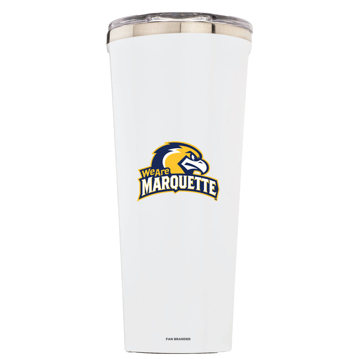 Triple Insulated Corkcicle Tumbler with Marquette Golden Eagles Secondary Logo