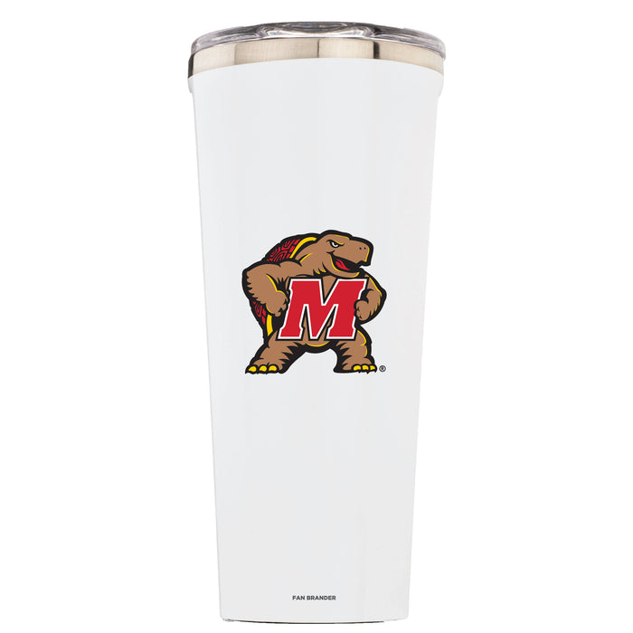 Triple Insulated Corkcicle Tumbler with Maryland Terrapins Secondary Logo