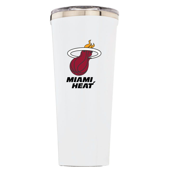 Triple Insulated Corkcicle Tumbler with Miami Heat Primary Logo