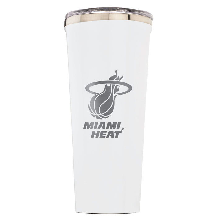 Triple Insulated Corkcicle Tumbler with Miami Heat Primary Logo