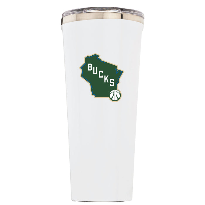 Triple Insulated Corkcicle Tumbler with Milwaukee Bucks Alternate 2 Logo