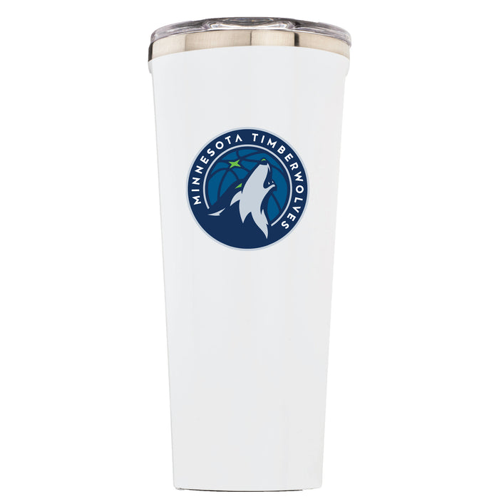 Triple Insulated Corkcicle Tumbler with Minnesota Timberwolves Primary Logo