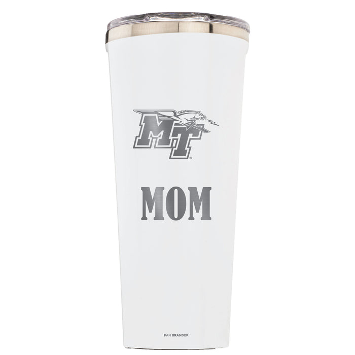 Triple Insulated Corkcicle Tumbler with Middle Tennessee State Blue Raiders Mom Primary Logo