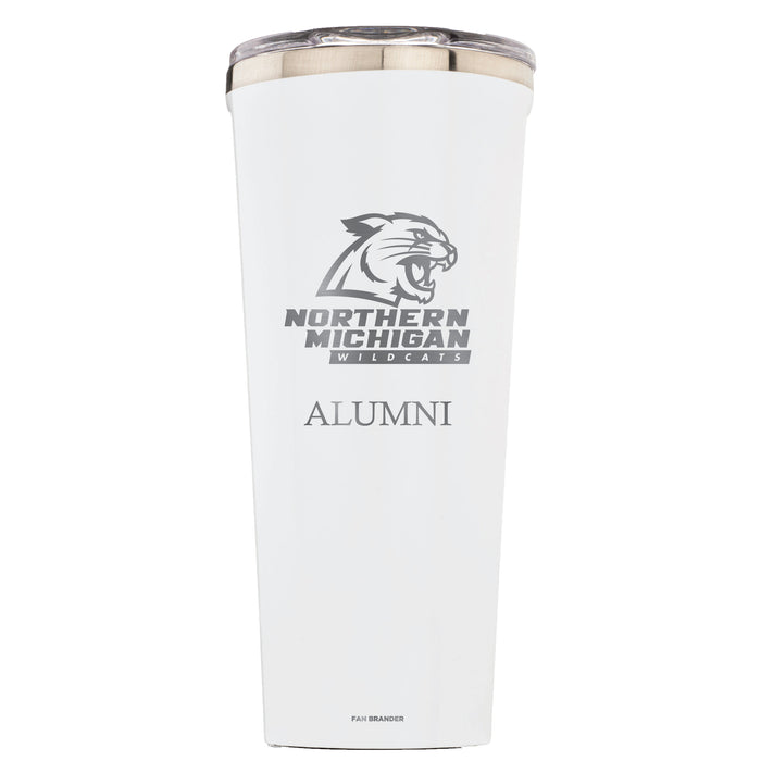 Triple Insulated Corkcicle Tumbler with Northern Michigan University Wildcats Alumni Primary Logo
