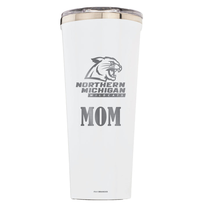 Triple Insulated Corkcicle Tumbler with Northern Michigan University Wildcats Mom Primary Logo