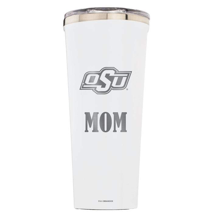 Triple Insulated Corkcicle Tumbler with Oklahoma State Cowboys Mom Primary Logo