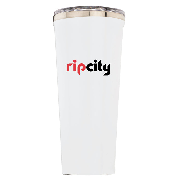 Triple Insulated Corkcicle Tumbler with Portland Trailblazers Secondary Logo