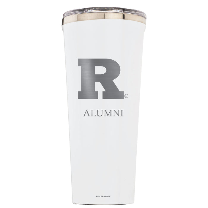 Triple Insulated Corkcicle Tumbler with Rutgers Scarlet Knights Alumni Primary Logo