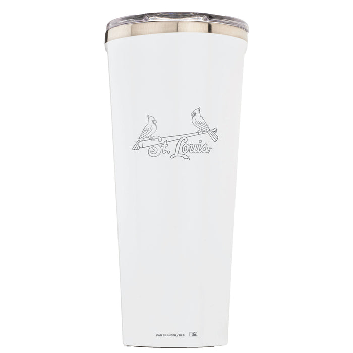 Triple Insulated Corkcicle Tumbler with St. Louis Cardinals Etched Wordmark Logo