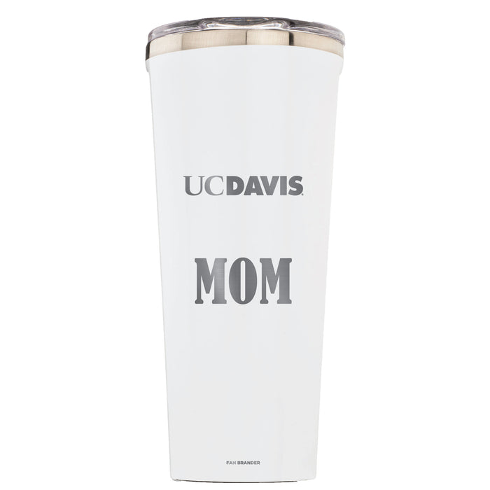 Triple Insulated Corkcicle Tumbler with UC Davis Aggies Mom Primary Logo