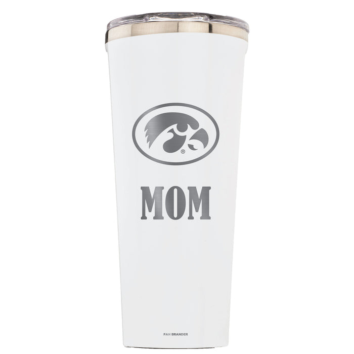 Triple Insulated Corkcicle Tumbler with Iowa Hawkeyes Mom Primary Logo
