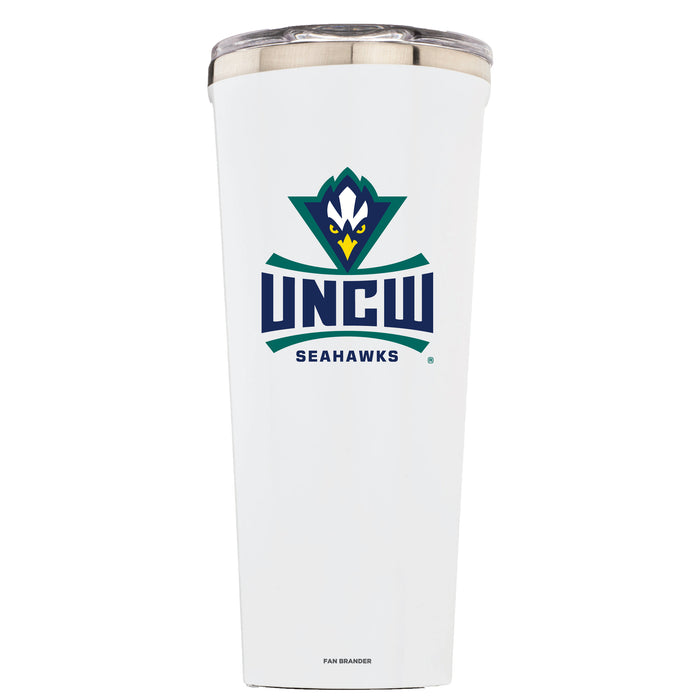 Triple Insulated Corkcicle Tumbler with UNC Wilmington Seahawks Primary Logo