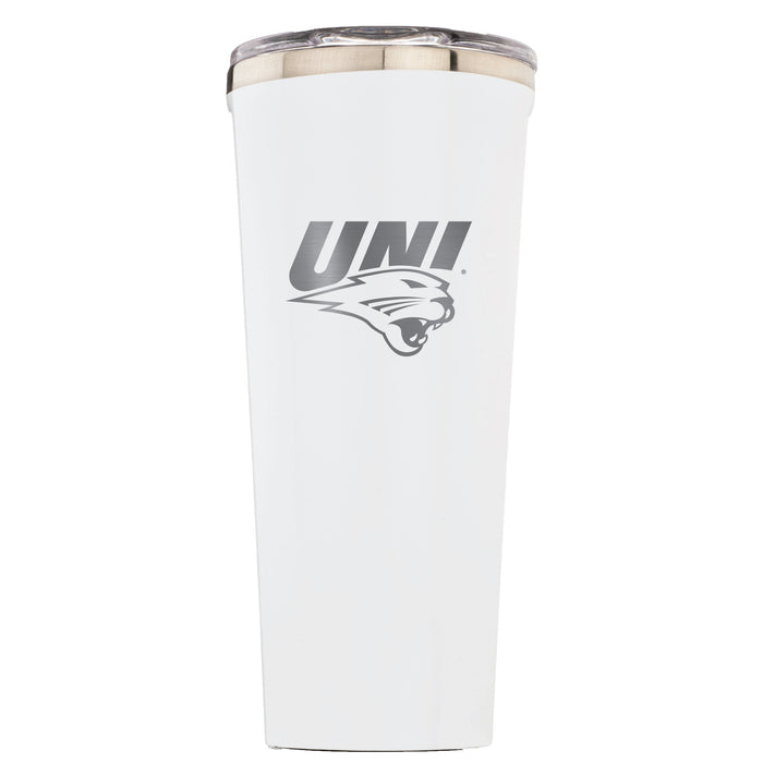 Triple Insulated Corkcicle Tumbler with Northern Iowa Panthers Primary Logo