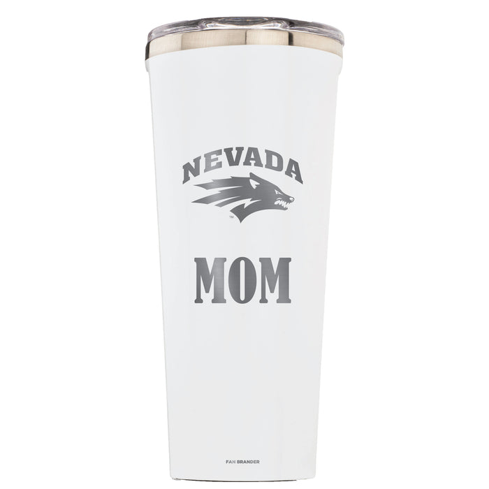 Triple Insulated Corkcicle Tumbler with Nevada Wolf Pack Mom Primary Logo