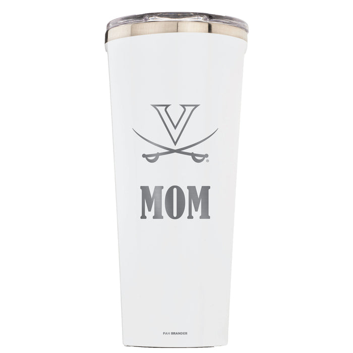 Triple Insulated Corkcicle Tumbler with Virginia Cavaliers Mom Primary Logo