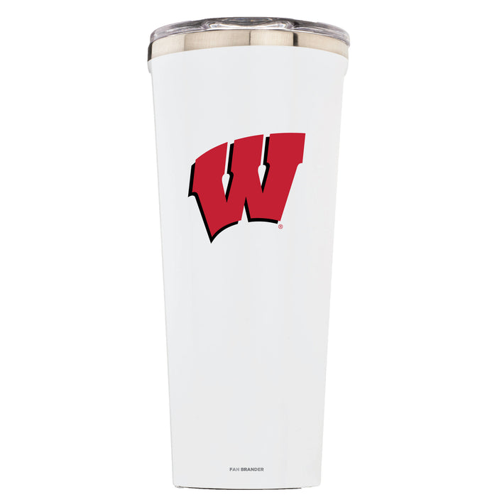 Triple Insulated Corkcicle Tumbler with Wisconsin Badgers Primary Logo