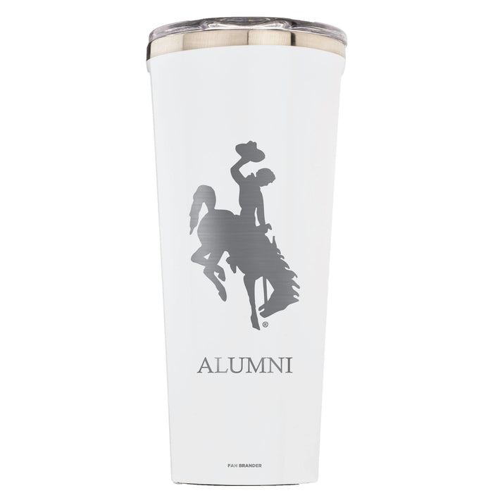 Triple Insulated Corkcicle Tumbler with Wyoming Cowboys Alumni Primary Logo