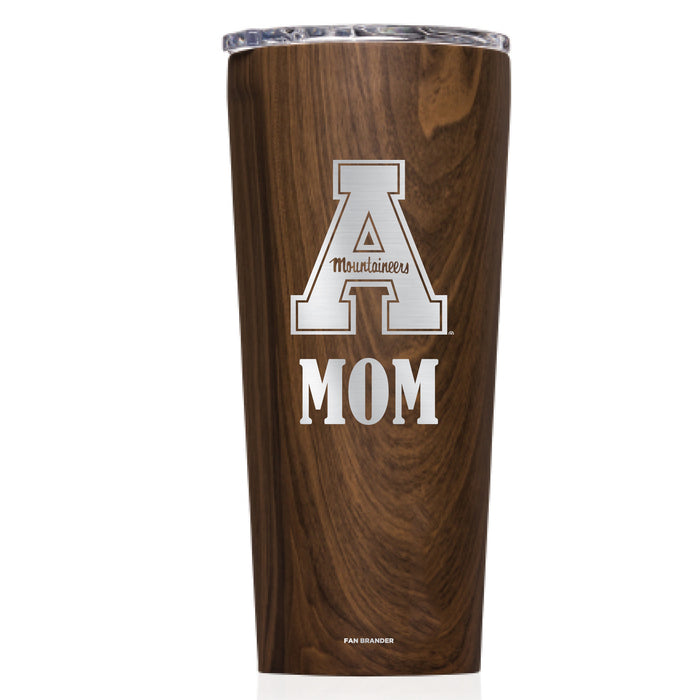 Triple Insulated Corkcicle Tumbler with Appalachian State Mountaineers Mom Primary Logo