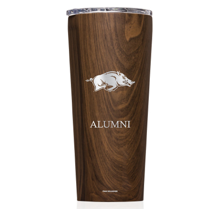 Triple Insulated Corkcicle Tumbler with Arkansas Razorbacks Mom Primary Logo