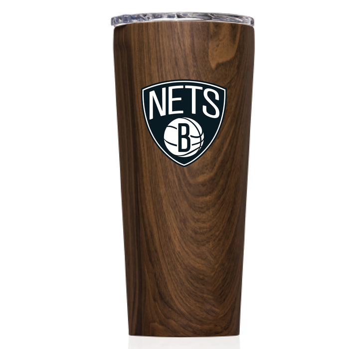 Triple Insulated Corkcicle Tumbler with Brooklyn Nets Primary Logo