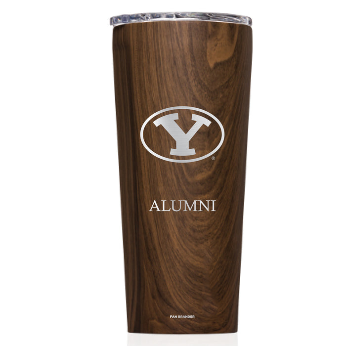 Triple Insulated Corkcicle Tumbler with Brigham Young Cougars Mom Primary Logo