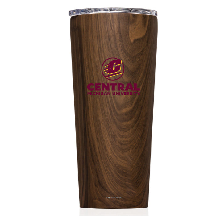 Triple Insulated Corkcicle Tumbler with Central Michigan Chippewas Secondary Logo