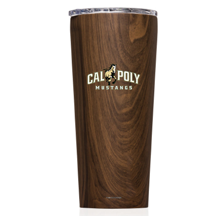 Triple Insulated Corkcicle Tumbler with Cal Poly Mustangs Primary Logo