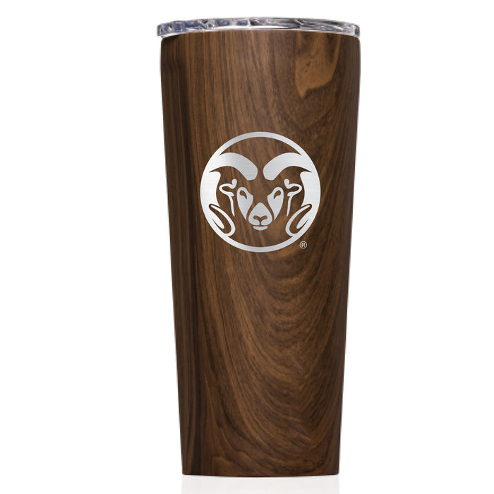 Triple Insulated Corkcicle Tumbler with Colorado State Rams Primary Logo