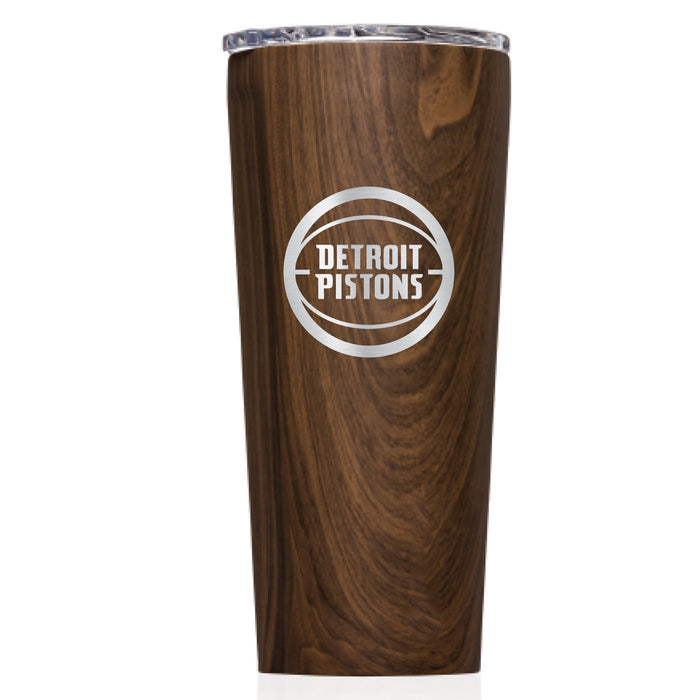 Triple Insulated Corkcicle Tumbler with Detroit Pistons Primary Logo