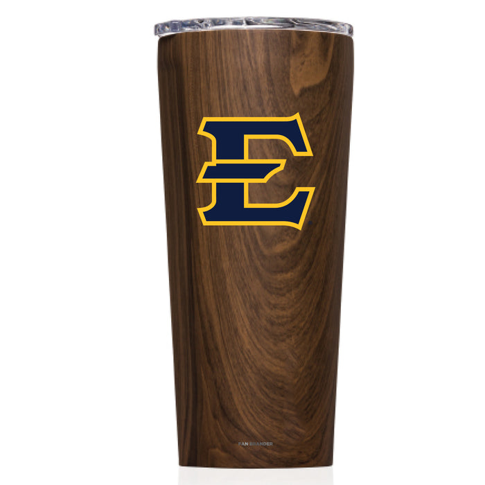 Triple Insulated Corkcicle Tumbler with Eastern Tennessee State Buccaneers Primary Logo
