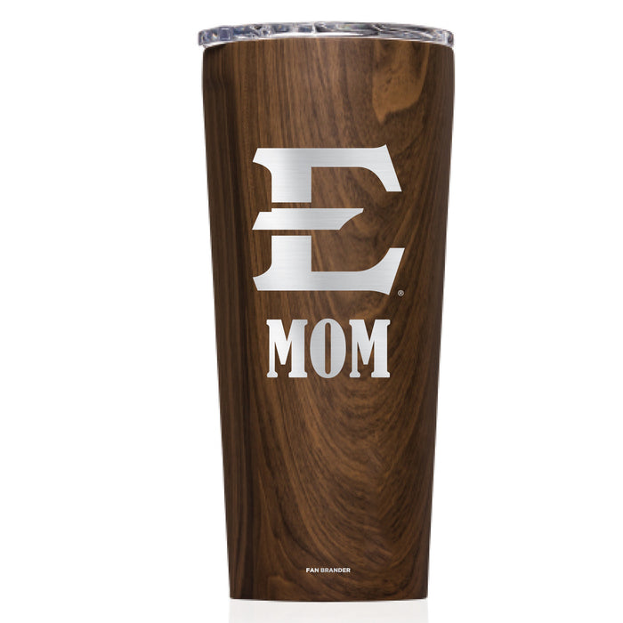 Triple Insulated Corkcicle Tumbler with Eastern Tennessee State Buccaneers Mom Primary Logo
