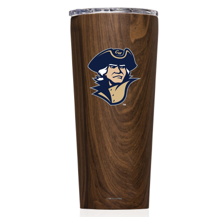 Triple Insulated Corkcicle Tumbler with George Washington Colonials Secondary Logo
