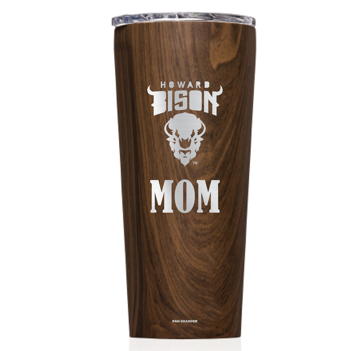 Triple Insulated Corkcicle Tumbler with Howard Bison Mom Primary Logo
