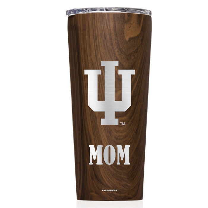 Triple Insulated Corkcicle Tumbler with Indiana Hoosiers Mom Primary Logo