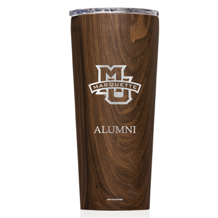 Triple Insulated Corkcicle Tumbler with Marquette Golden Eagles Mom Primary Logo