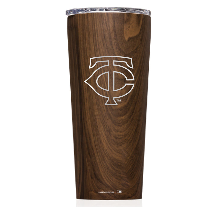Triple Insulated Corkcicle Tumbler with Minnesota Twins Etched Secondary Logo