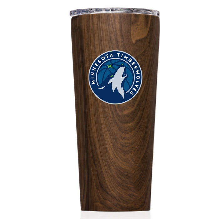 Triple Insulated Corkcicle Tumbler with Minnesota Timberwolves Primary Logo