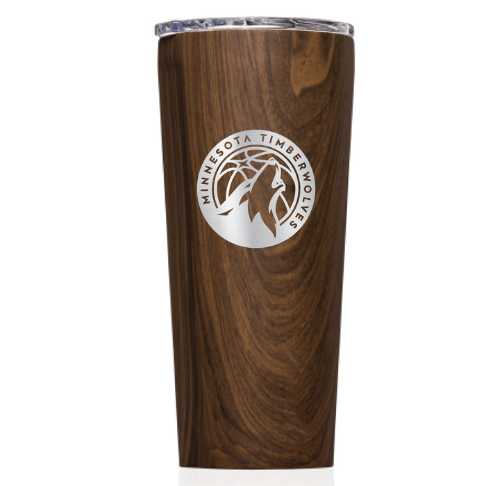 Triple Insulated Corkcicle Tumbler with Minnesota Timberwolves Primary Logo